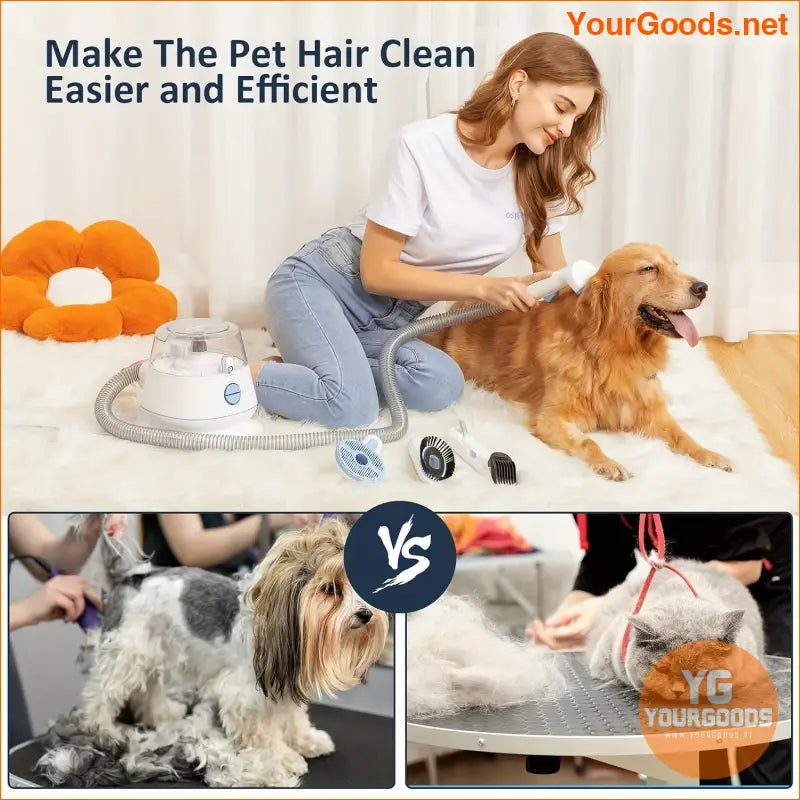 LowNoise 360 Pet Grooming Vacuum with 5 Tools - YourGoods Online Shop