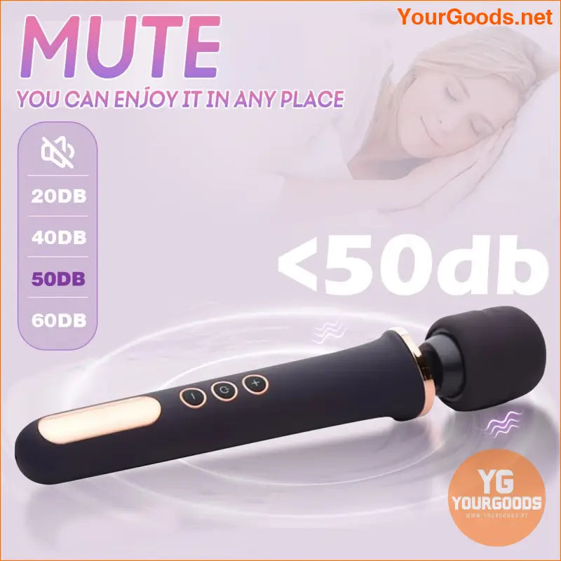 LUVWAKE Wireless Vibration Wand 10 Modes Waterproof GSpot Stimulator - YourGoods Online Shop