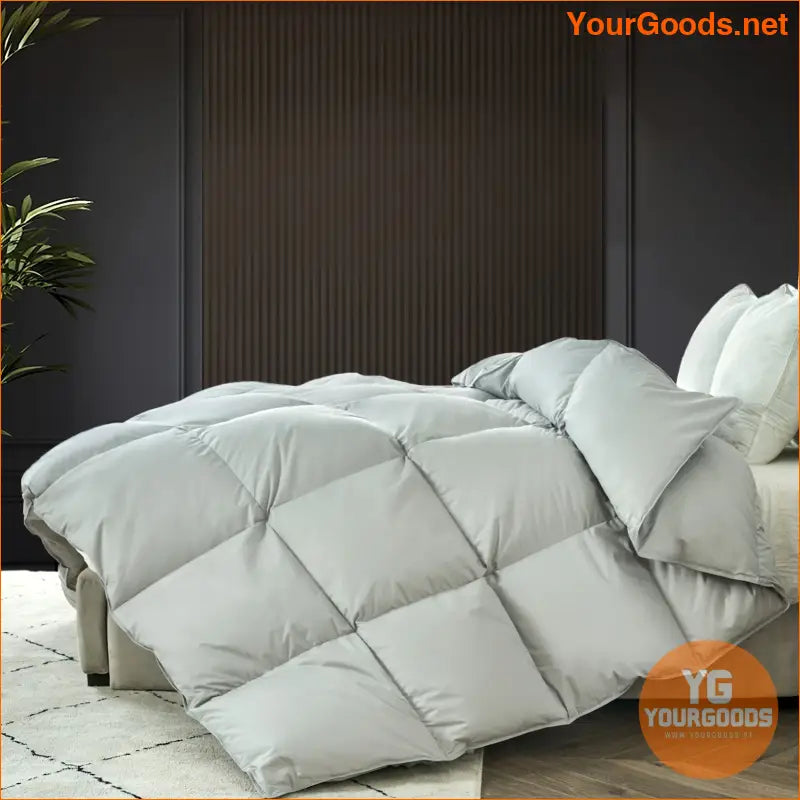 Luxurious 100 Organic Cotton Goose Down Comforter - YourGoods Online Shop