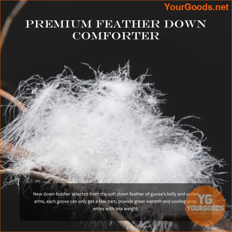 Luxurious 100 Organic Cotton Goose Down Comforter - YourGoods Online Shop