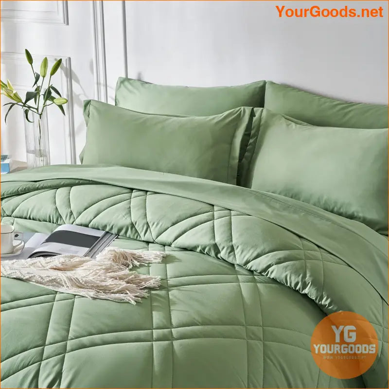 Luxurious Geometric Comforter Set Soft Hypoallergenic Bedding - YourGoods Online Shop