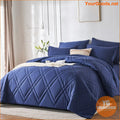 Luxurious Geometric Comforter Set Soft Hypoallergenic Bedding - YourGoods Online Shop