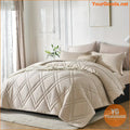 Luxurious Geometric Comforter Set Soft Hypoallergenic Bedding - YourGoods Online Shop