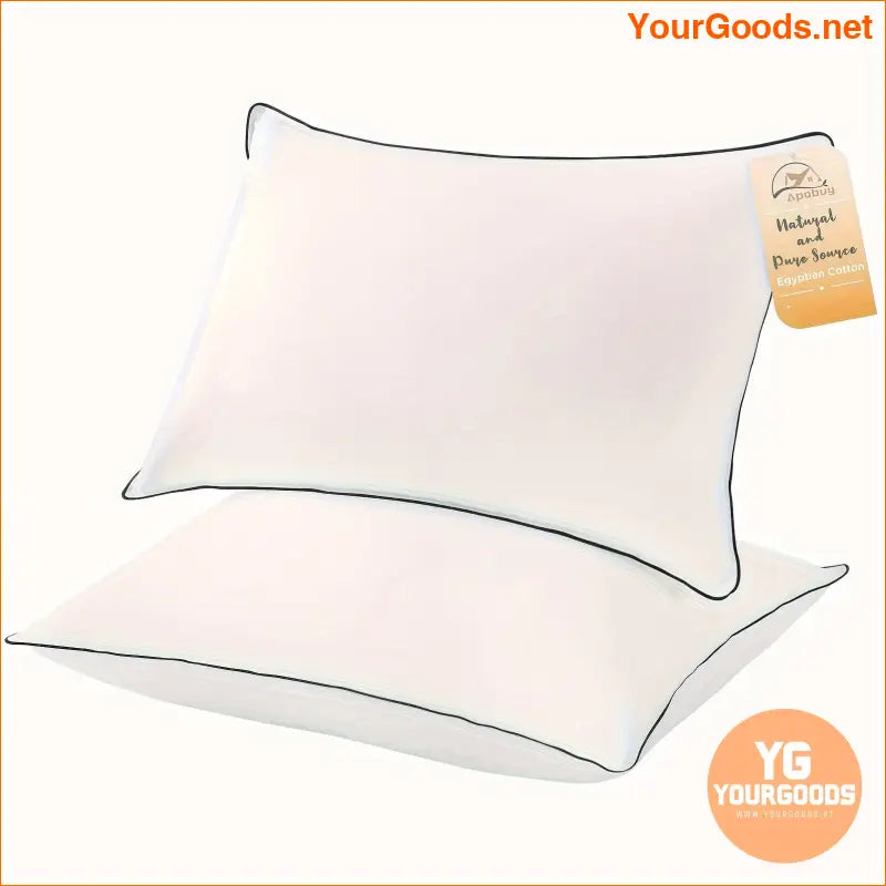 Luxury Cooling Bed Pillows with Breathable Cover Queen - YourGoods Online Shop