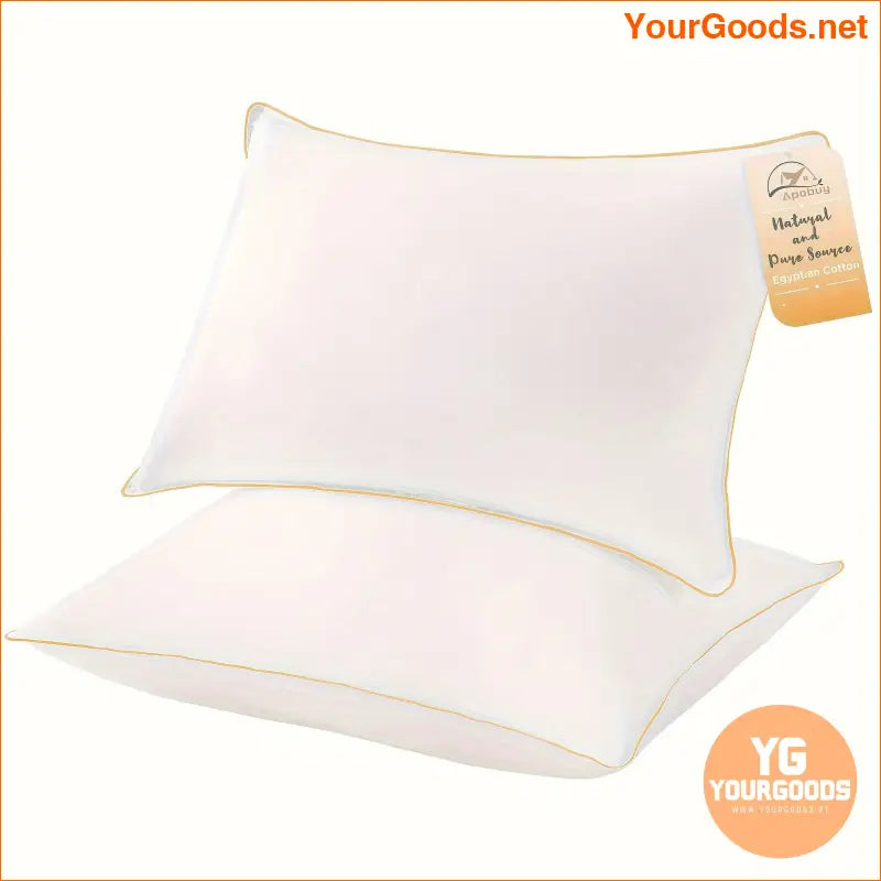 Luxury Cooling Bed Pillows with Breathable Cover Queen - YourGoods Online Shop