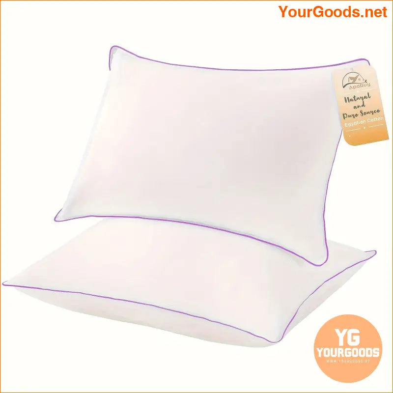 Luxury Cooling Bed Pillows with Breathable Cover Queen - YourGoods Online Shop