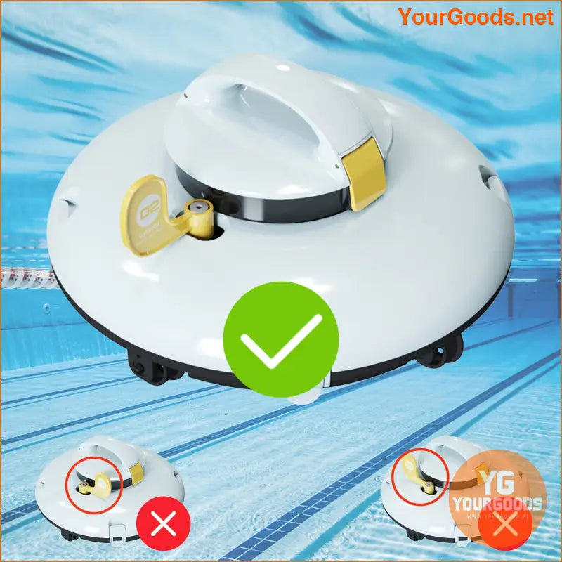 Lydsto Pro Robotic Pool Cleaner Cordless Automatic and Efficient - YourGoods Online Shop