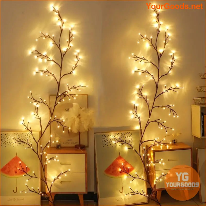 Mediterranean Style 59ft Vine Lights 96 LEDs 8 Modes USB - YourGoods Online Shop