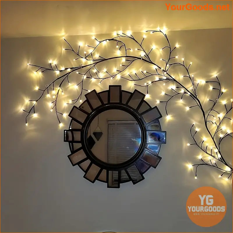 Mediterranean Style 59ft Vine Lights 96 LEDs 8 Modes USB - YourGoods Online Shop