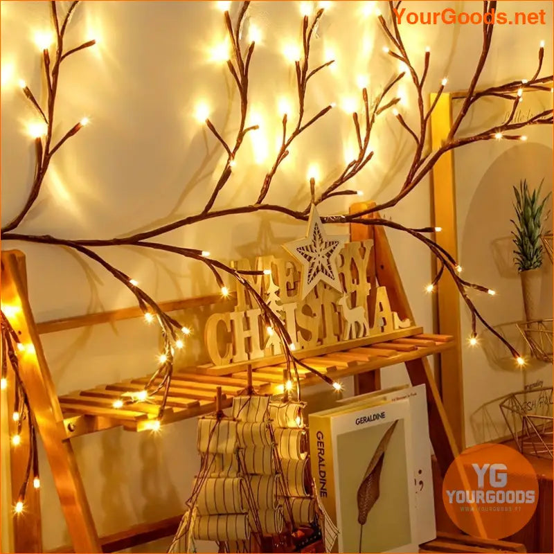 Mediterranean Style 59ft Vine Lights 96 LEDs 8 Modes USB - YourGoods Online Shop