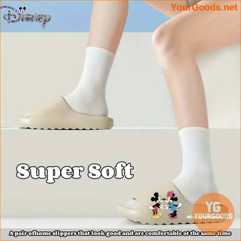 Mickey Minnie Kawaii Soft Sole NonSlip Slippers - YourGoods Online Shop