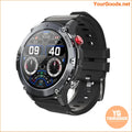 Military C21 Waterproof Smartwatch Calls Tracking Fitness 2023 - YourGoods Online Shop