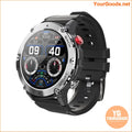 Military C21 Waterproof Smartwatch Calls Tracking Fitness 2023 - YourGoods Online Shop