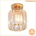 Modern Crystal SemiFlush Ceiling Lamp E26 Base - YourGoods Online Shop