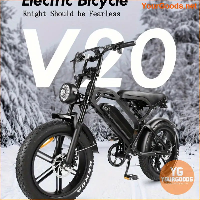 MOVCAN V20 Electric Cruiser Bike 750W 20MPH 40Mile Range - YourGoods Online Shop