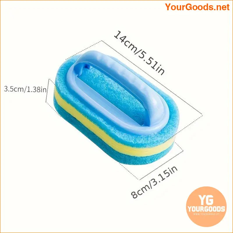 Multi Purpose Magic Sponge Scrubber With Handle - YourGoods Online Shop