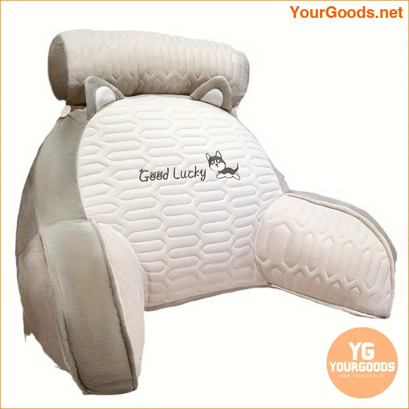 MultiFunctional Headboard Backrest Pillow Removable Washable - YourGoods Online Shop