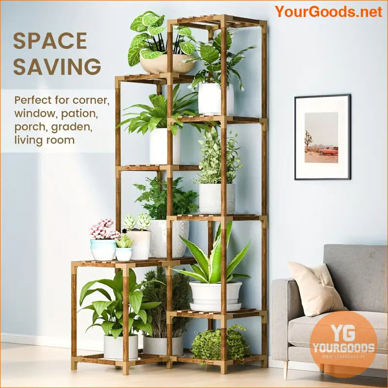 MultiTier Flower Rack Durable SpaceSaving IndoorOutdoor - YourGoods Online Shop