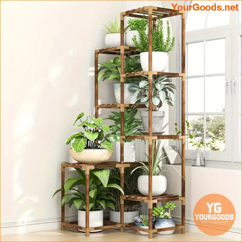 MultiTier Flower Rack Durable SpaceSaving IndoorOutdoor - YourGoods Online Shop