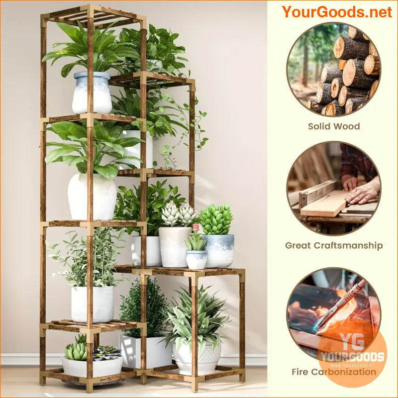 MultiTier Flower Rack Durable SpaceSaving IndoorOutdoor - YourGoods Online Shop