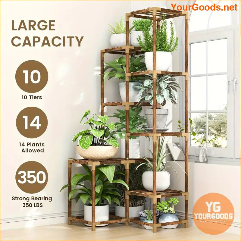 MultiTier Flower Rack Durable SpaceSaving IndoorOutdoor - YourGoods Online Shop