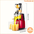 NutriPro High-Efficiency Cold Press Juicer Quiet Motor, Perfect for Healthy - YourGoods Online Shop