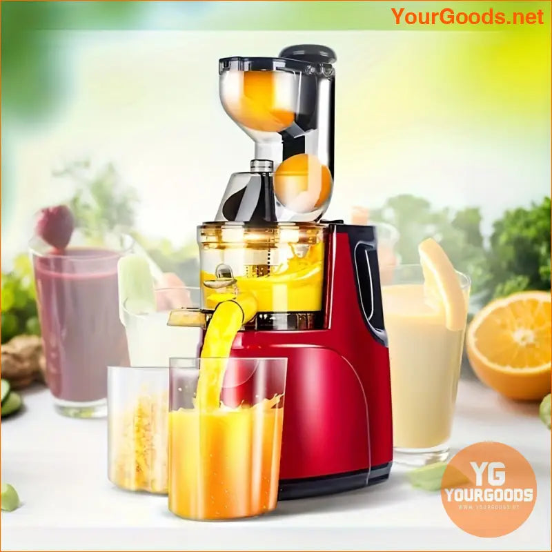 NutriPro High-Efficiency Cold Press Juicer Quiet Motor, Perfect for Healthy - YourGoods Online Shop