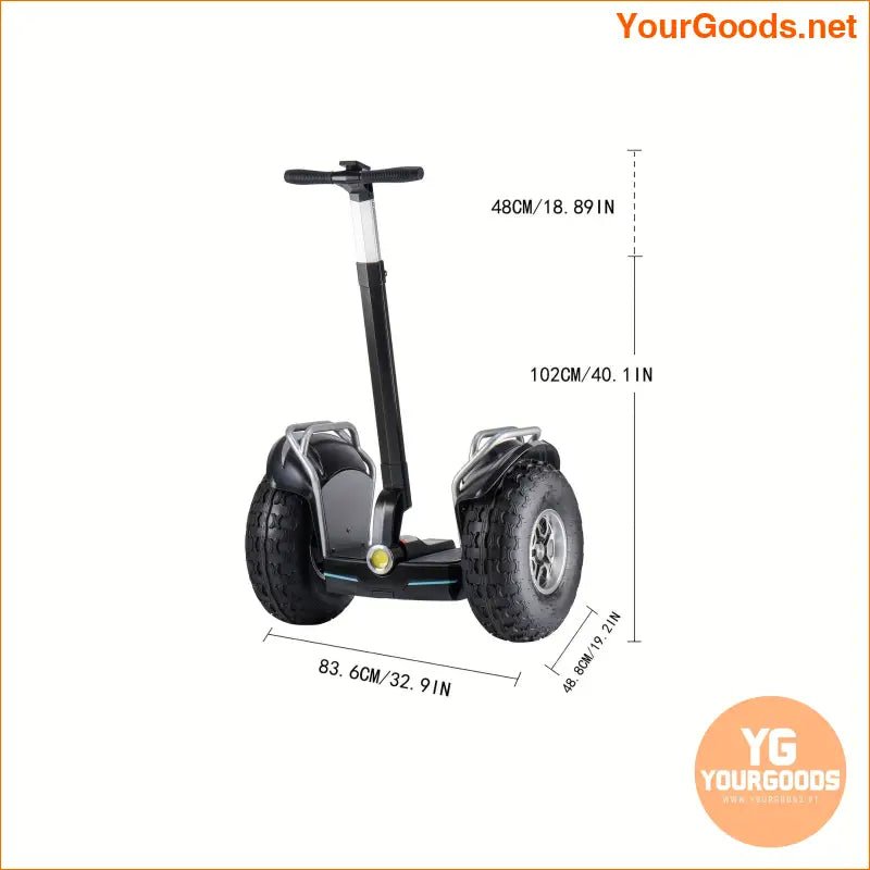 Off Road Smart Electric Scooter 19inch All Terrain Tires - YourGoods Online Shop