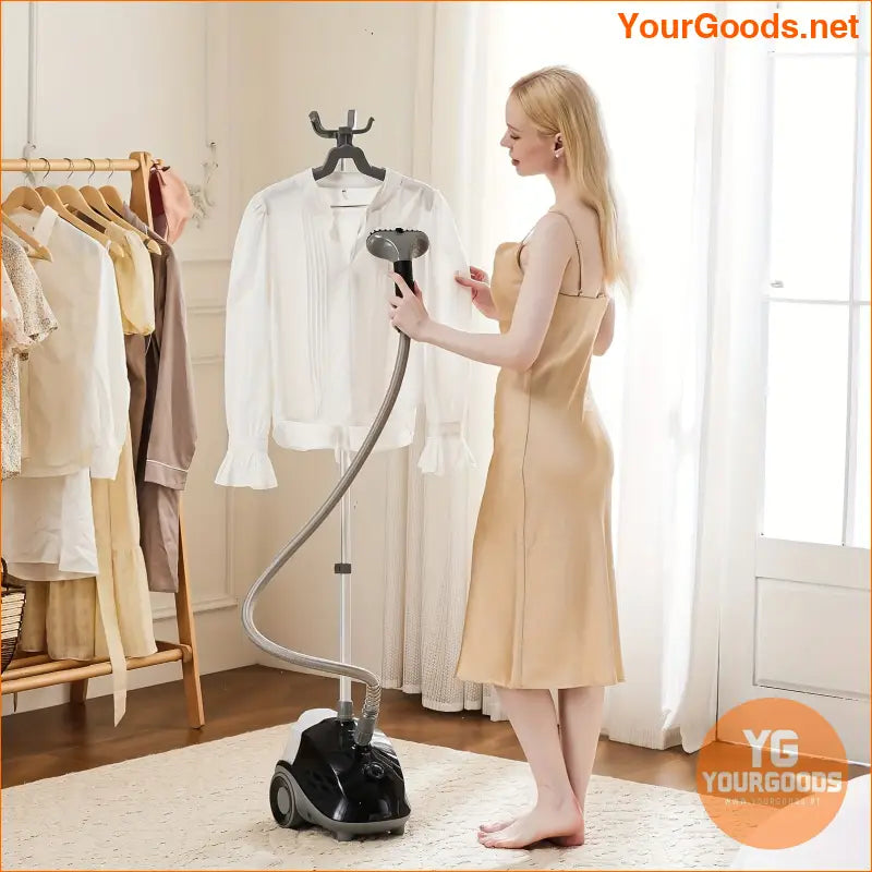 OLIXIS 1500W Garment Steamer with Rolling Wheels - YourGoods Online Shop