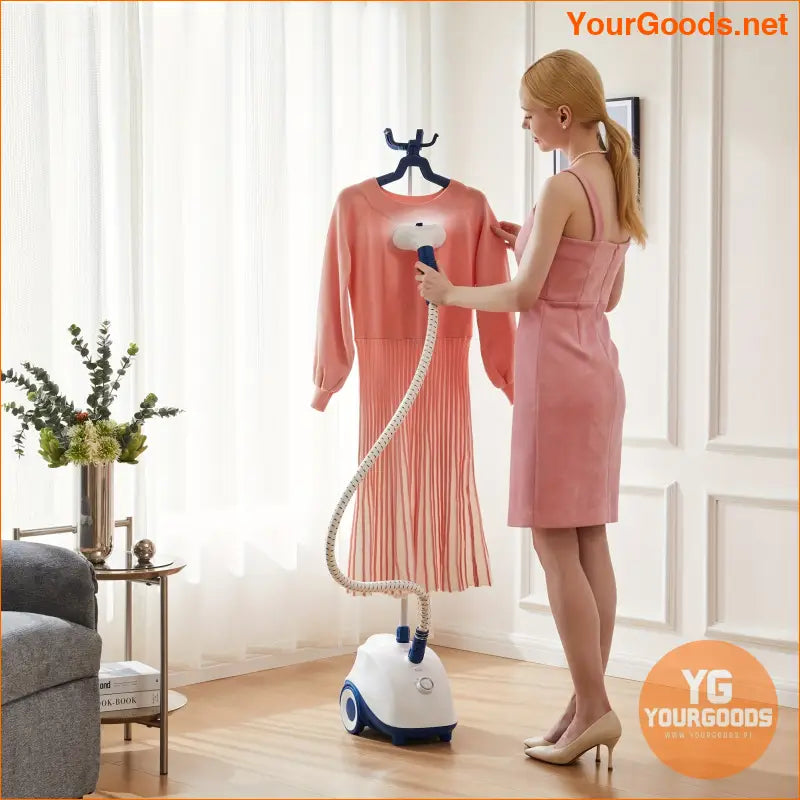 OLIXIS 1500W Garment Steamer with Rolling Wheels - YourGoods Online Shop