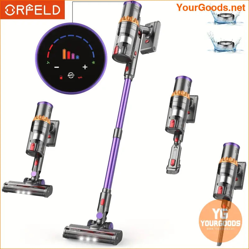 ORFELD V18 Cordless Vacuum Cleaner 40Kpa Powerful Suction - YourGoods Online Shop