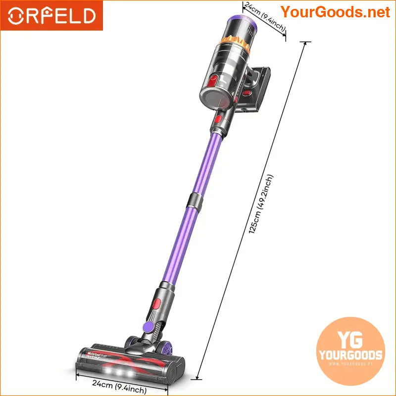 ORFELD V18 Cordless Vacuum Cleaner 40Kpa Powerful Suction - YourGoods Online Shop