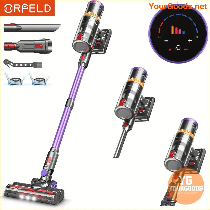 ORFELD V18 Cordless Vacuum Cleaner 40Kpa Powerful Suction - YourGoods Online Shop