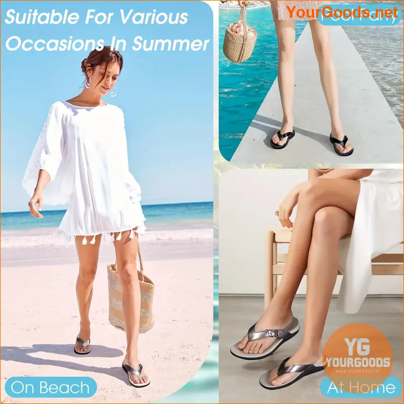 Orthotic Beach Sandals for Women with Arch Support - YourGoods Online Shop