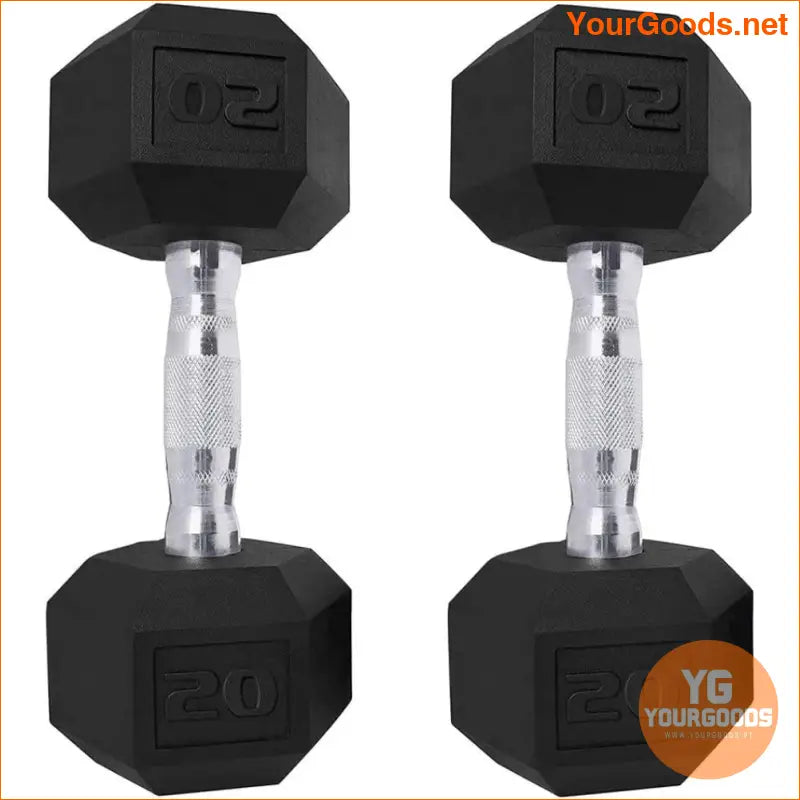 Pair of Hex Dumbbells for Home Gym Workouts - YourGoods Online Shop