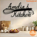 Personalized Art Deco Kitchen Wall Sign Art Deco - Amelia's Kitchen Wall Decor - YourGoods Online Shop