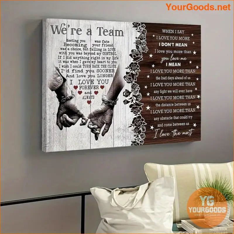 Personalized Romantic Canvas Meeting You Was Fate Artwork - YourGoods Online Shop