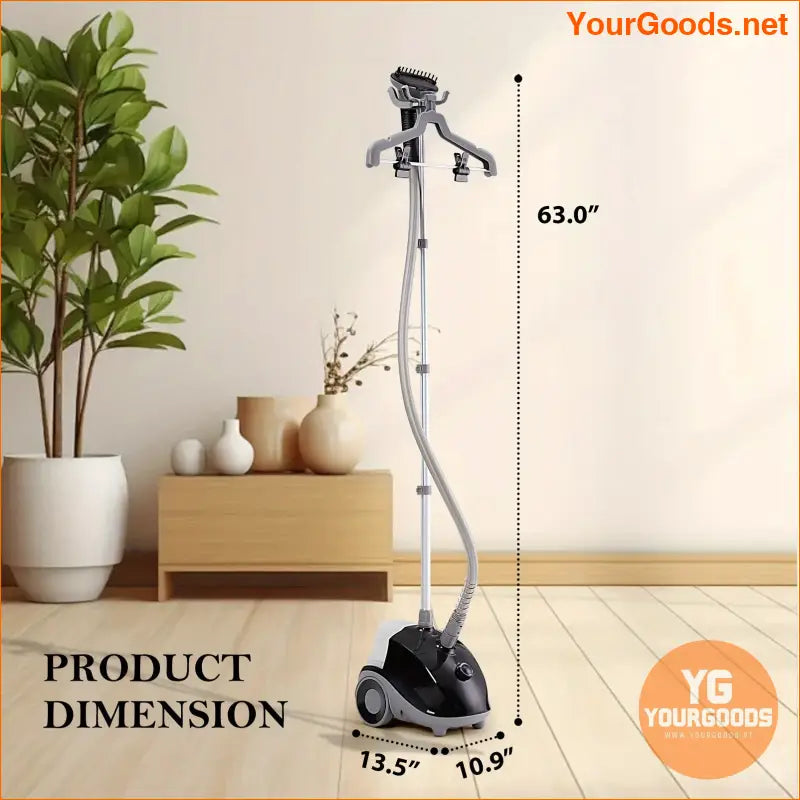 Portable 1500W Standing Garment Steamer with Wheels 17L Tank - YourGoods Online Shop