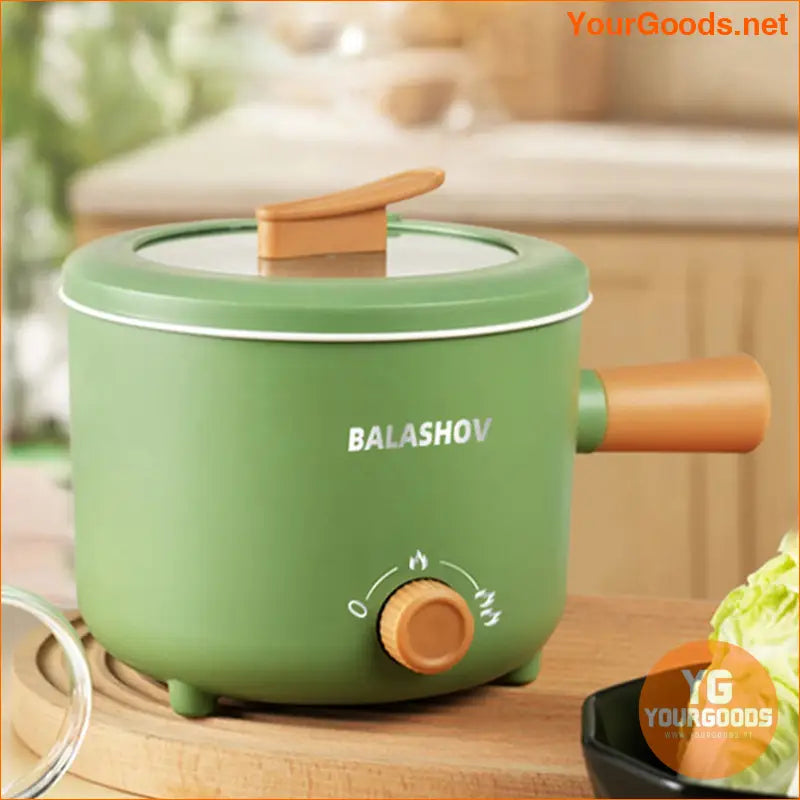 Portable 16L Mini Electric Pot with Steamer Rack - YourGoods Online Shop