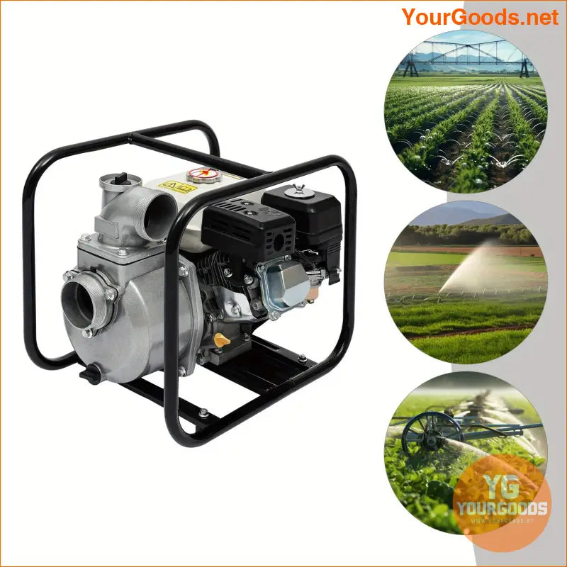 Portable 75HP Gas Powered Water Transfer Pump for Irrigation - YourGoods Online Shop