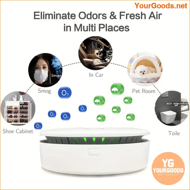 Portable AirGenie 2in1 Ozone Ionic Purifier - YourGoods Online Shop