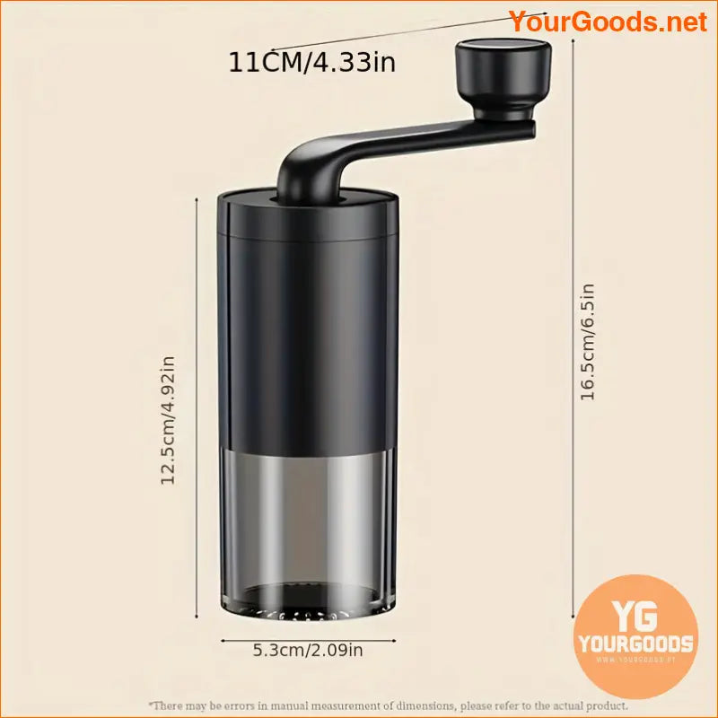 Portable Classic Manual Coffee Grinder with Adjustable Ceramic Burrs - YourGoods Online Shop