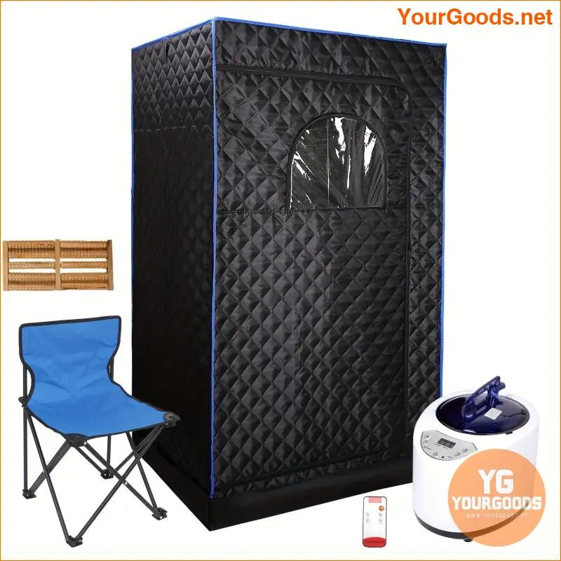 Portable FullSize Home Steam Sauna with Generator Chair Massager - YourGoods Online Shop