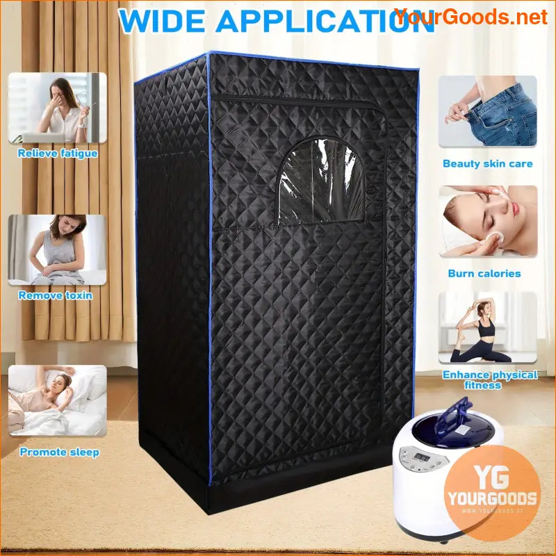 Portable FullSize Home Steam Sauna with Generator Chair Massager - YourGoods Online Shop