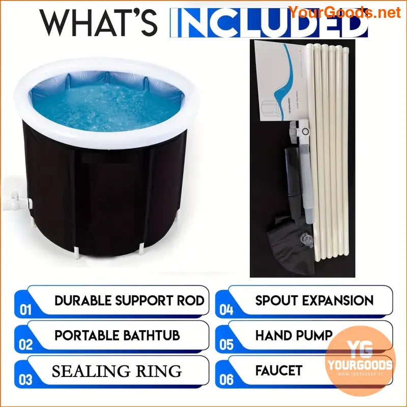 Portable Leak Proof Insulated Ice Bath Tub Under 65 - YourGoods Online Shop