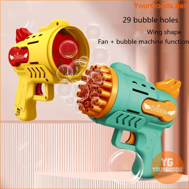 Portable LED Light Bubble Gun Outdoor Fun - YourGoods Online Shop