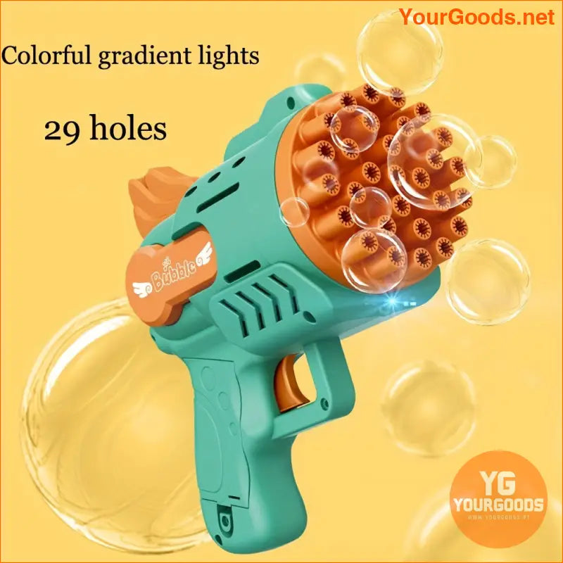 Portable LED Light Bubble Gun Outdoor Fun - YourGoods Online Shop