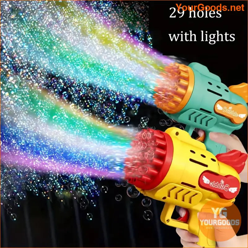 Portable LED Light Bubble Gun Outdoor Fun - YourGoods Online Shop