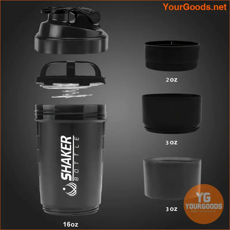 Portable Protein Shake Mixer Cup for Gym - YourGoods Online Shop