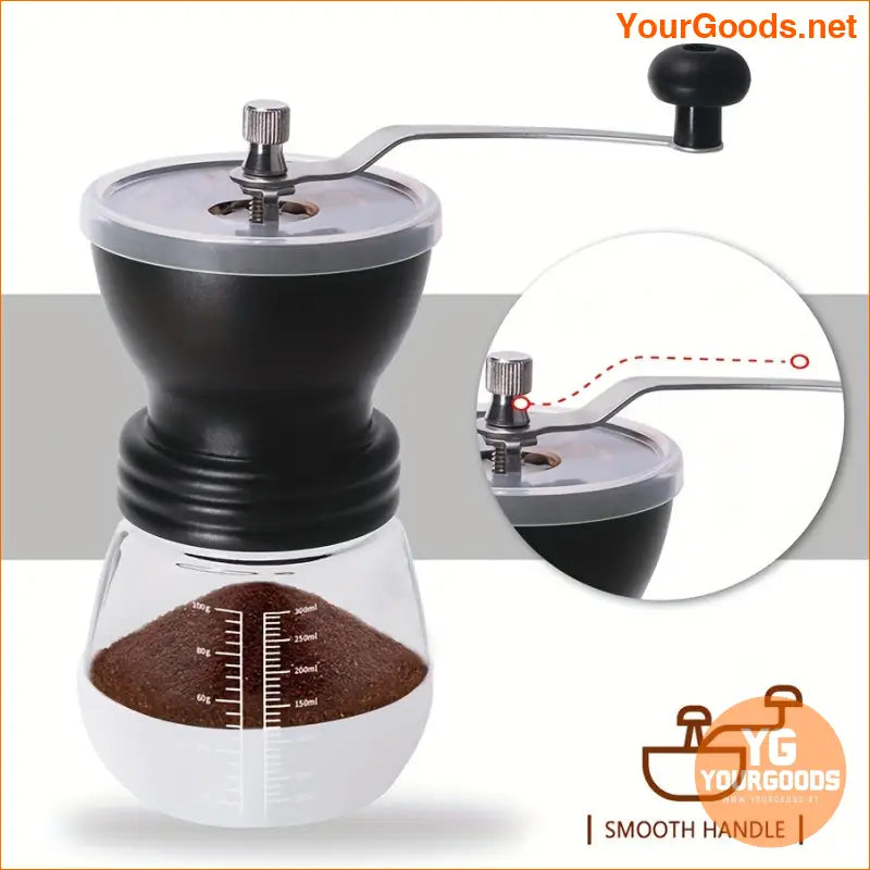 Portable Stainless Steel Hand Crank Coffee Grinder - YourGoods Online Shop